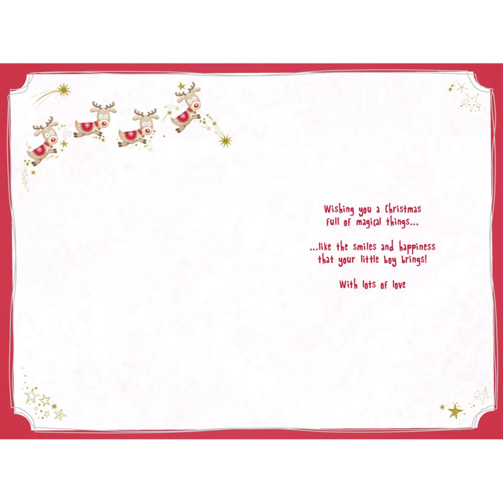 Son's 1st Christmas Tiny Tatty Teddy Me to You Bear Christmas Card Extra Image 1
